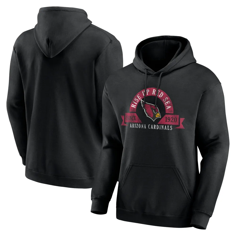 Men's Antigua White Arizona Cardinals Victory Full-Zip Hoodie Size: Small