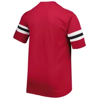 Men's Cardinal Arizona Cardinals Big & Tall Arm Stripe T-Shirt