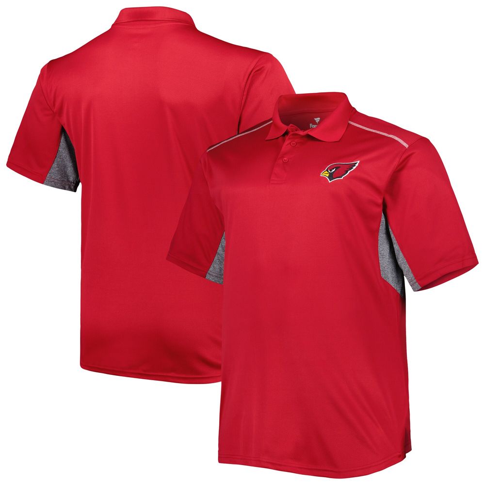 Men's Cardinal Arizona Cardinals Big & Tall Team Color Polo