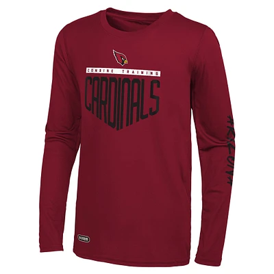 T-shirt à manches longues Cardinal Arizona Cardinals Impact pour homme