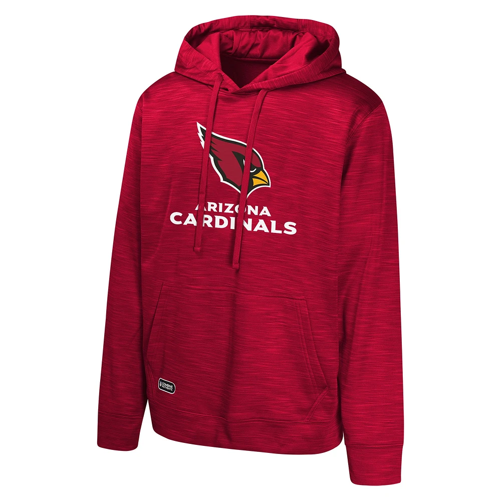 Men's Cardinal Arizona Cardinals Streak Fleece Pullover Hoodie