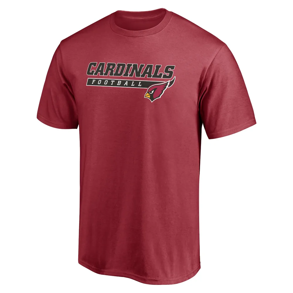 T-shirt Cardinal Arizona Cardinals pour hommes prenant les devants