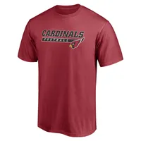 T-shirt Cardinal Arizona Cardinals pour hommes prenant les devants