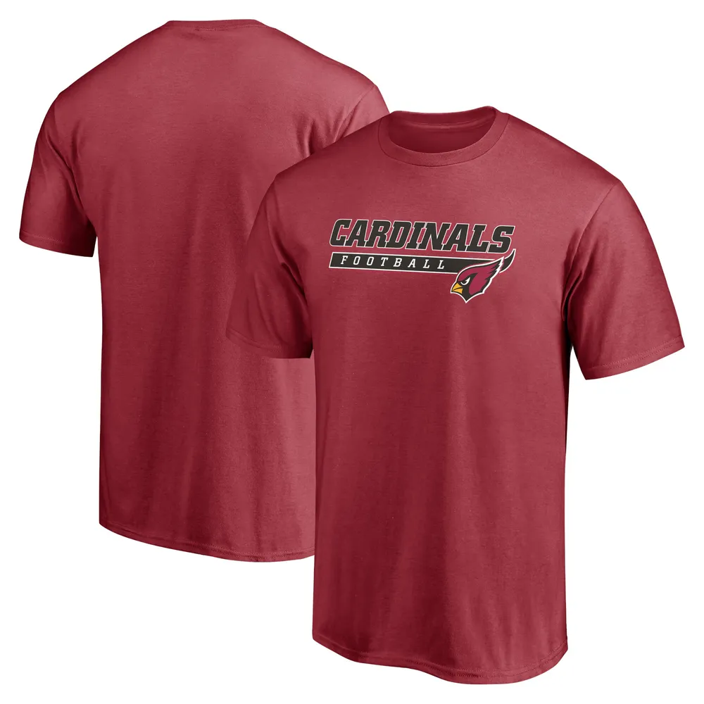 T-shirt Cardinal Arizona Cardinals pour hommes prenant les devants