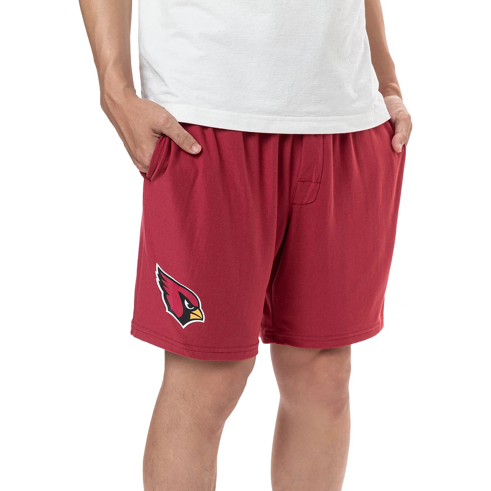 Ensemble de deux shorts Concepts Sport Cardinal Arizona Cardinals Gauge Jam pour hommes