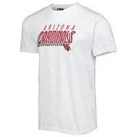 Men's Concepts Sport Charcoal/White Arizona Cardinals Downfield T-Shirt & Shorts Sleep Set