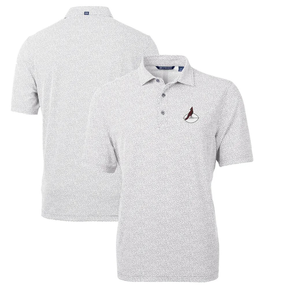 Lids Arizona Cardinals Cutter & Buck Throwback Logo Virtue Eco-Pique  Botanical Recycled Polo - Gray