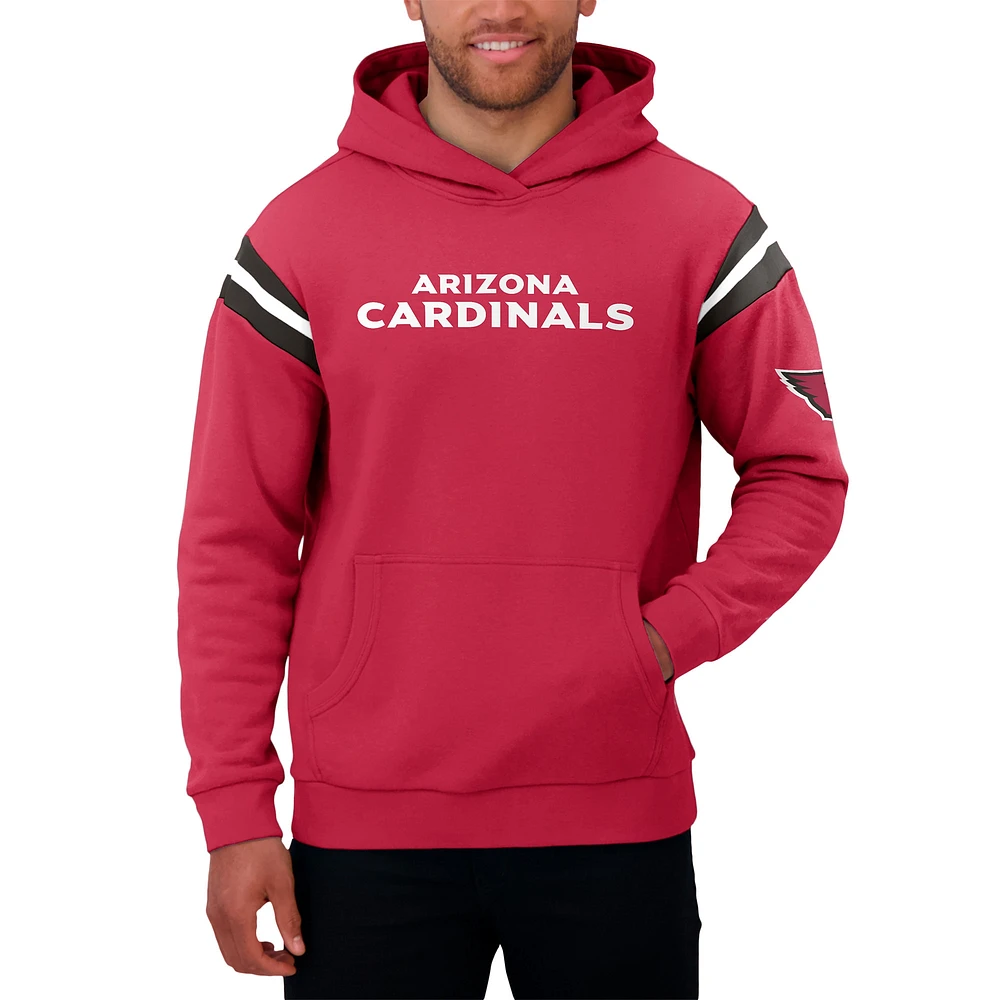 Sweat à capuche délavé pour homme de la collection Darius Rucker par Fanatics Cardinal Arizona Cardinals Football