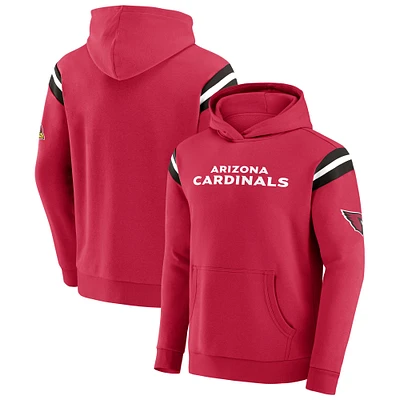 Sweat à capuche délavé pour homme de la collection Darius Rucker par Fanatics Cardinal Arizona Cardinals Football