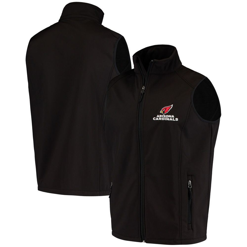 Men's Dunbrooke Black Arizona Cardinals Circle Archer Softshell Full-Zip Vest