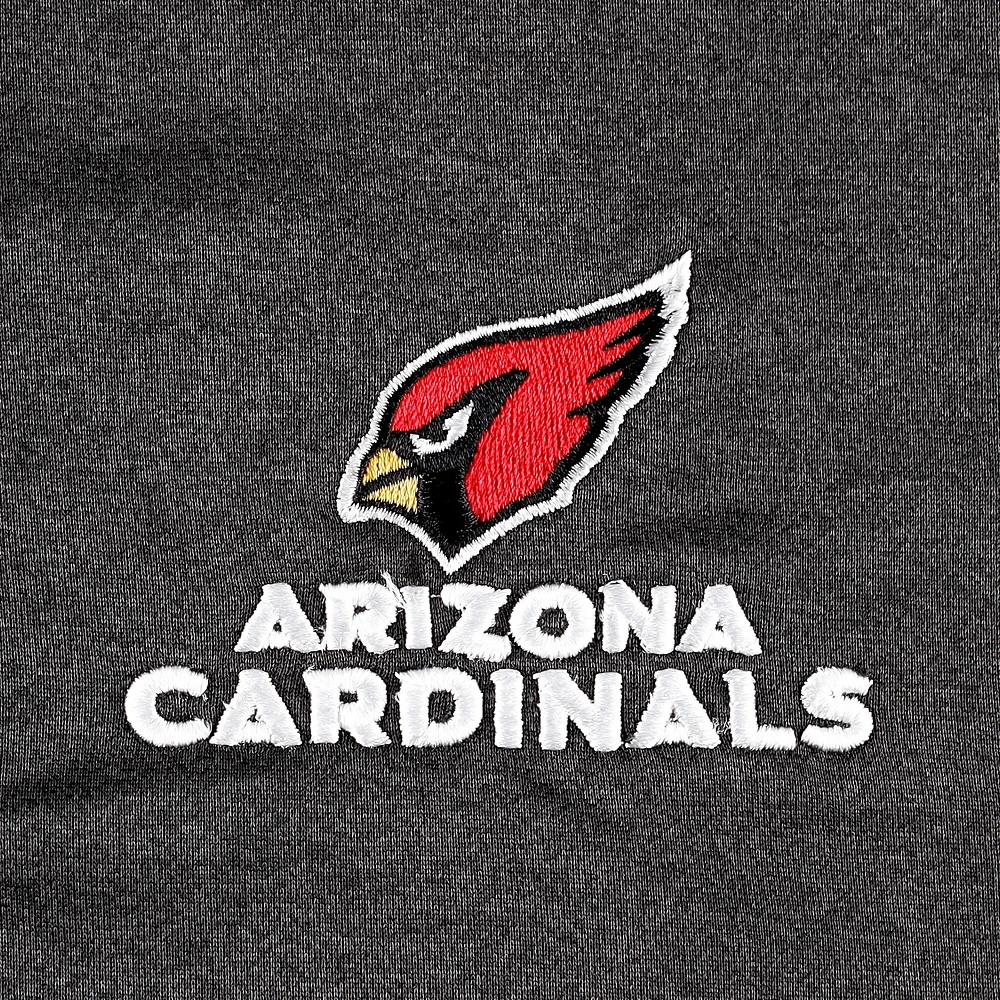 Men's Dunbrooke Heather Black Arizona Cardinals Freestyle Coated Tech Fleece Full-Zip Jacket