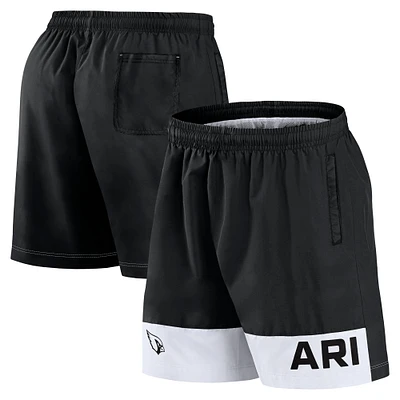 Short noir Fanatics Elements des Cardinals de l'Arizona pour hommes