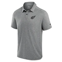 Polo technique pour hommes Fanatics noir Arizona Cardinals Front Office