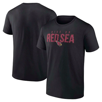 T-shirt Fanatics noir pour homme Arizona Cardinals Home Again