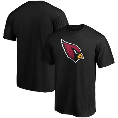 T-shirt noir Fanatics pour homme avec logo principal des Cardinals de l'Arizona