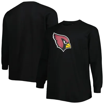 Arizona Cardinals Fanatics Branded Big & Tall Thermal Long Sleeve T-Shirt - Black