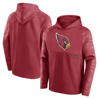 Arizona Cardinals Fanatics Branded Shade Defender Raglan Pullover Hoodie - Cardinal