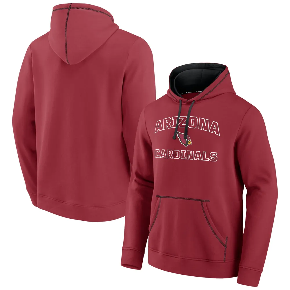 Lids Arizona Cardinals Fanatics Branded Tiebreaker Pullover Hoodie -  Cardinal