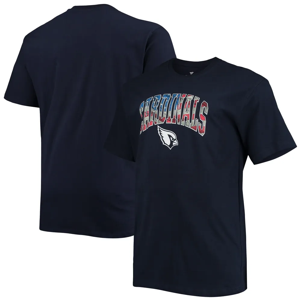 Lids Arizona Cardinals Fanatics Branded Big & Tall 4th of July Banner Wave  T-Shirt - Navy
