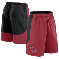 Men's Fanatics Cardinal/Black Arizona Cardinals Go Hard Shorts