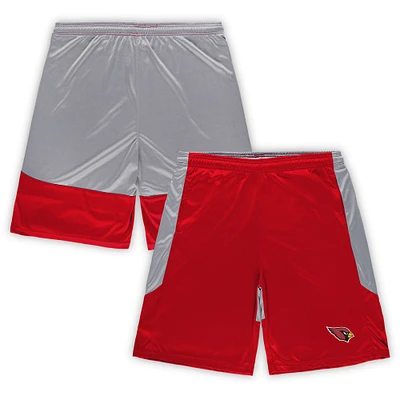 Short avec logo de l'équipe Fanatics Cardinal Arizona Cardinals Big & Tall pour hommes