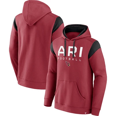 Men's Fanatics Cardinal Arizona Cardinals Call The Shot Pullover Hoodie