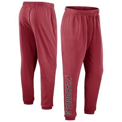 Pantalon de survêtement en polaire Fanatics Cardinal Arizona Cardinals Chop Block pour hommes