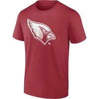 T-shirt Fanatics Cardinal Arizona Cardinals Chrome Dimension pour hommes