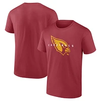 T-shirt coordonné Fanatics Cardinal Arizona Cardinals pour hommes