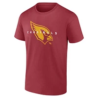 T-shirt coordonné Fanatics Cardinal Arizona Cardinals pour hommes