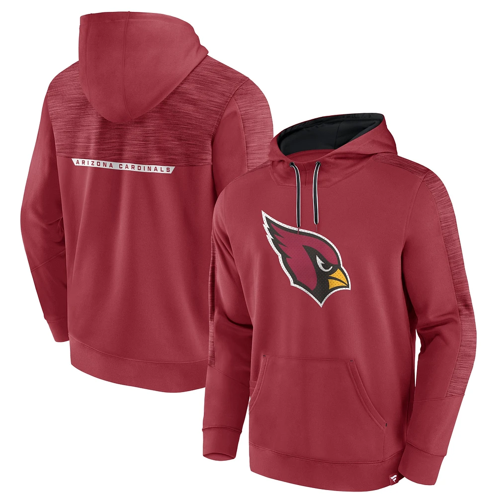 Men's Fanatics Cardinal Arizona Cardinals Defender Evo Pullover Hoodie