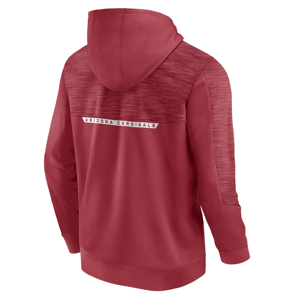 Men's Fanatics Cardinal Arizona Cardinals Defender Evo Pullover Hoodie