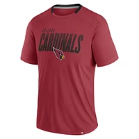 T-shirt Fanatics Cardinal Defender Fade Slant pour homme des Arizona Cardinals