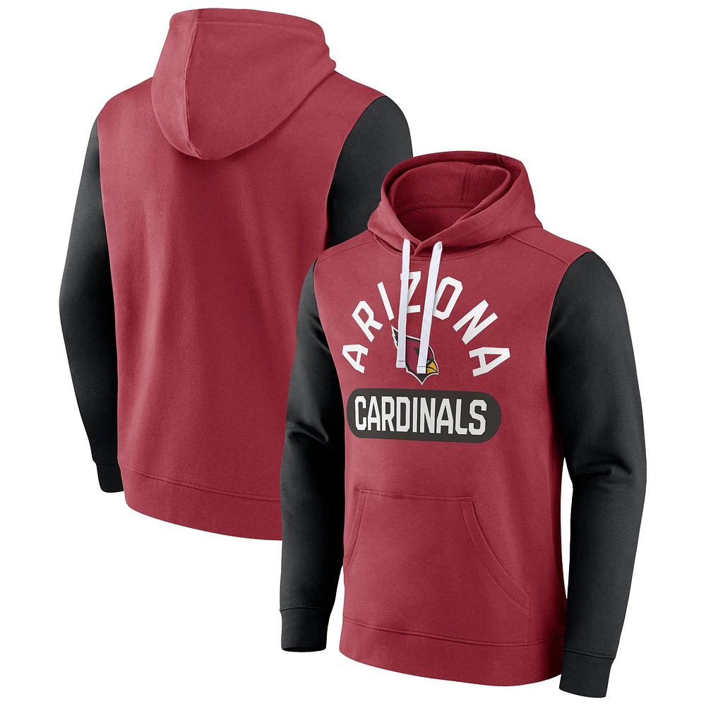 Sweat à capuche Fanatics Cardinal Arizona Cardinals Extra Point pour hommes