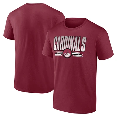 T-shirt Fanatics Cardinal Arizona Cardinals Fading Out pour hommes