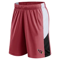 Short à blocs de couleurs Prep Fanatics Cardinal Arizona Cardinals pour hommes