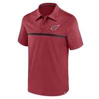 Polo primaire Fanatics Cardinal Arizona Cardinals pour hommes