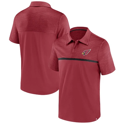 Men's Fanatics Cardinal Arizona Cardinals Primary Polo