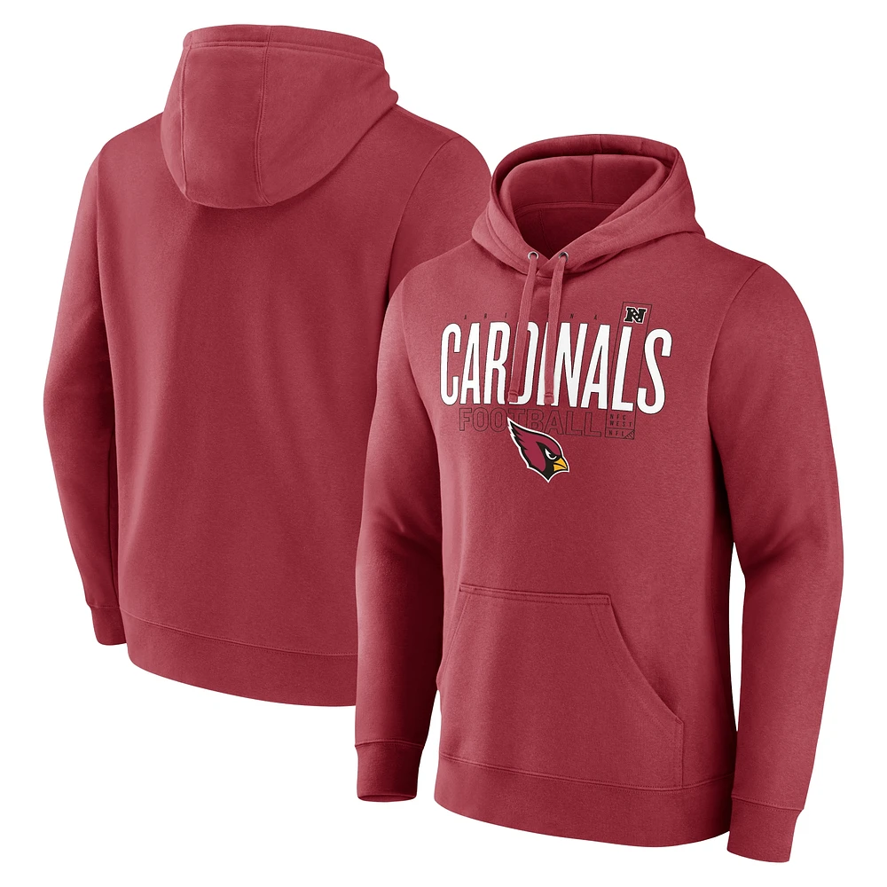 Sweat à capuche Fanatics Cardinal Arizona Cardinals Pylon Outline pour hommes