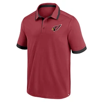 Men's Fanatics Cardinal Arizona Cardinals Tipped Polo