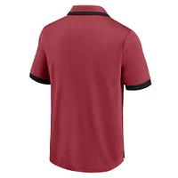 Men's Fanatics Cardinal Arizona Cardinals Tipped Polo