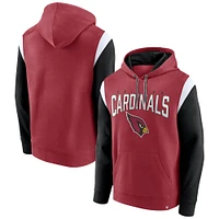 Men's Fanatics Cardinal Arizona Cardinals Trench Battle Pullover Hoodie