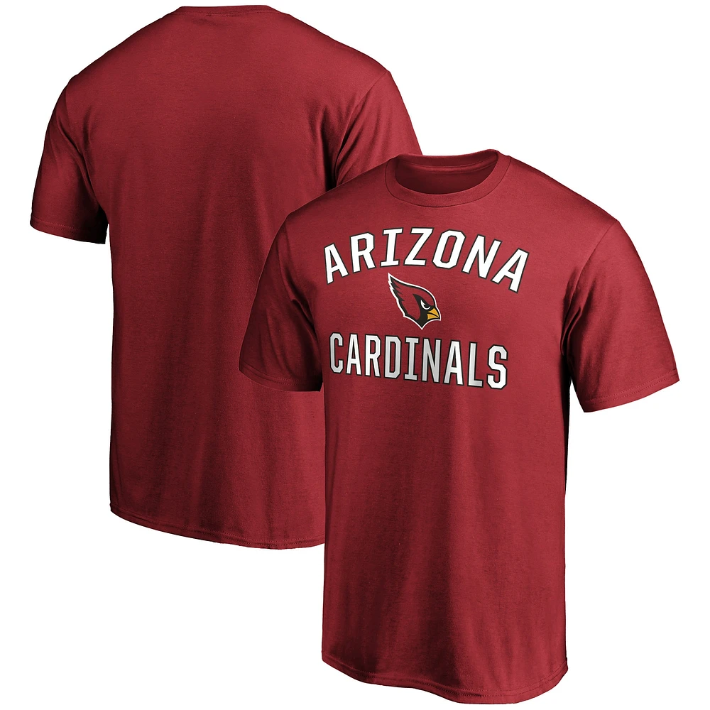 T-shirt Fanatics Cardinal Arizona Cardinals Victory Arch pour hommes