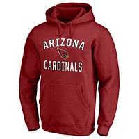 Sweat à capuche ajusté pour hommes Fanatics Cardinal Arizona Cardinals Victory Arch Team