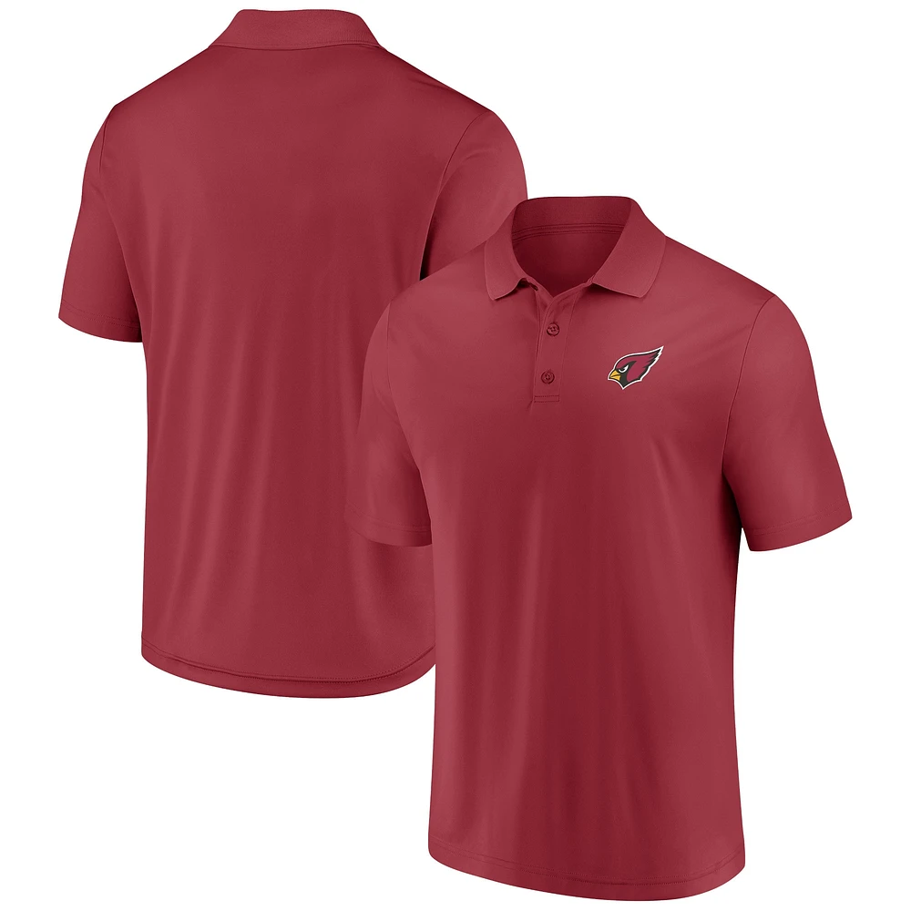 Polo Fanatics Cardinal Arizona Cardinals pour hommes avec séquence de victoires