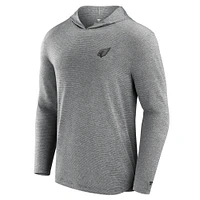 T-shirt à capuche léger et technique pour homme Fanatics Grey Arizona Cardinals Front Office