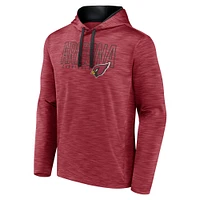 Sweat à capuche avec crochet et échelle pour hommes Fanatics Heather Cardinal Arizona Cardinals