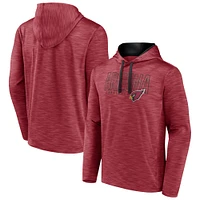 Sweat à capuche avec crochet et échelle pour hommes Fanatics Heather Cardinal Arizona Cardinals