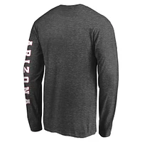 Men's Fanatics Heathered Charcoal Arizona Cardinals Big & Tall City Long Sleeve T-Shirt