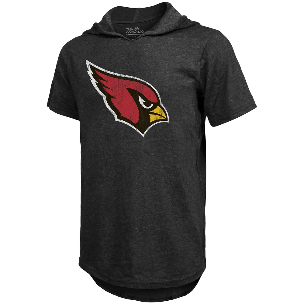 Men's Fanatics Kyler Murray Black Arizona Cardinals Player Name & Number Tri-Blend Hoodie T-Shirt